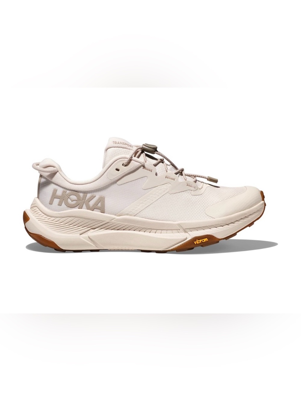 Hoka Women's Cream and Tan Trail Trainer
